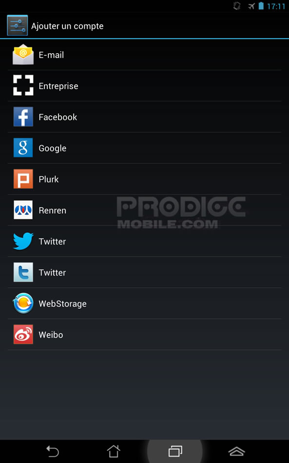 Ajouter un compte Google sur Android