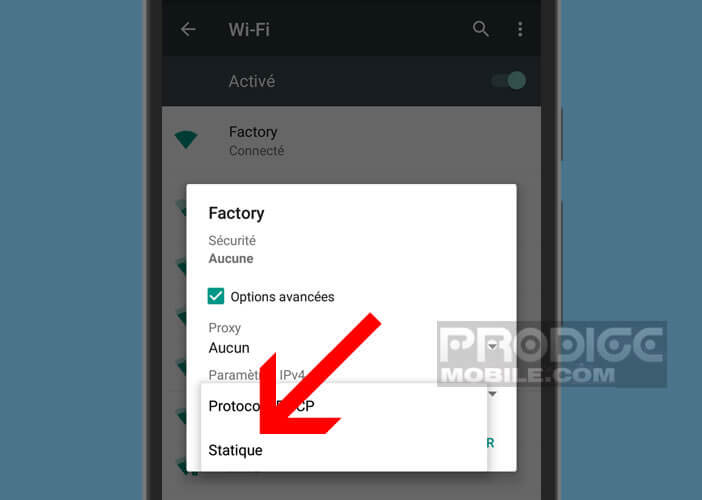 Modifier le protocole de connexion de votre smartphone Android