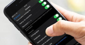 Saisir un texte sur l’iPhone en faisant glisser son doigt sur l’écran Activer la fonction saisie gestuelle du clavier de l’iPhone