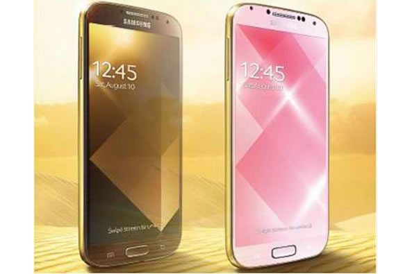 Samsung S4 - Gold Brown et Gold Pink