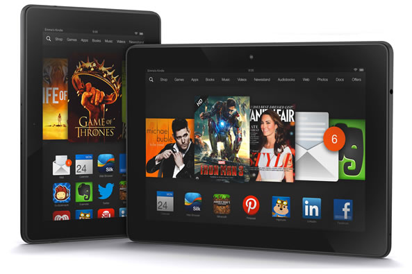 Nouvelle gamme de tablettes Kindle Fire HD