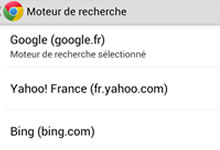 Modifier le moteur de recherche par défaut de Chrome changer le moteur de recherche par défaut