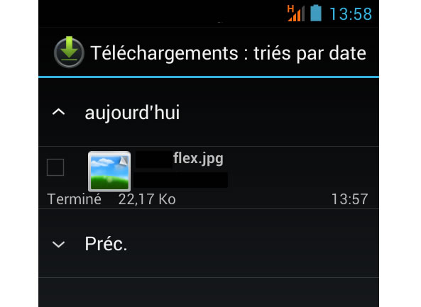 Téléchargement image d'une site web - Android