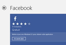 Application pour Windows 8.1