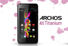 Archos Titanium: smartphones Android d’entrée de gamme