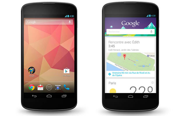 Nexus 4 - Mise à jour Android 4.4 Kitkat