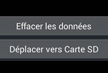 Déplacer vos applications vers une carte SD