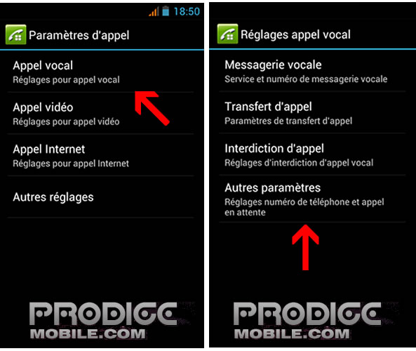 Activer double appel sur smartphone Android