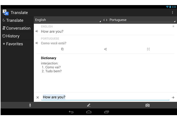 Google traduction - Traduisez des textes