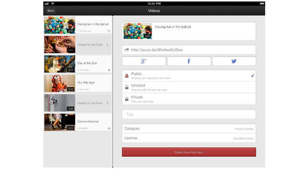 Les ouitls d'édition vidéo de YouTube Capture