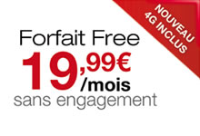 Forfait 4G - Free Mobile