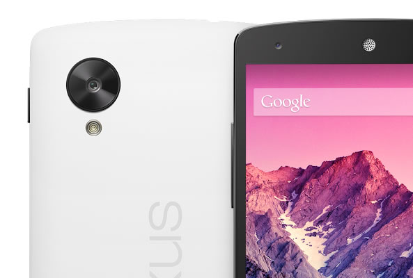 Nexus 5 mise à jour Android 4.4.1 - Capteur photo