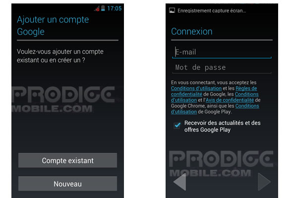 Ajouter compte Gmail à son smartphone Android