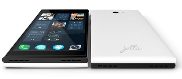 Smartphone Jolla fonctionnant sous Sailfish OS