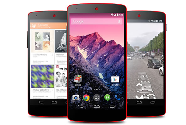 Nexus 5 en version rouge