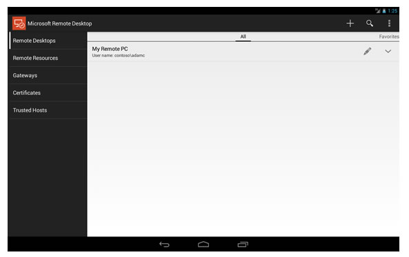 Remote Desktop de Microsoft