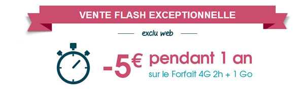 Bouygues Telecom - Forfait avec 5€ de réduction