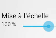 Chrome pour Android. Grossir la taille des caractères