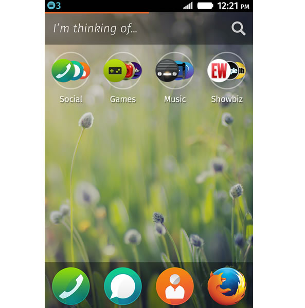 Téléphone avec Firefox OS