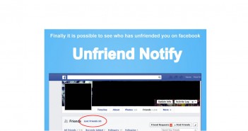 Unfriend notify vous informe dès qu’un ami arrête de vous suivre sur Facebook