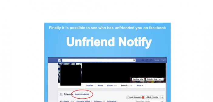Unfriend notify vous informe dès qu’un ami arrête de vous suivre sur Facebook
