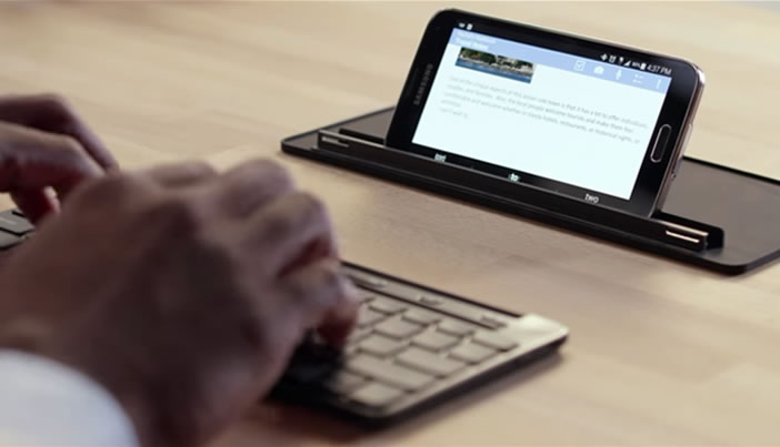 Clavier bluetooth pour iPhone et smartphone Android