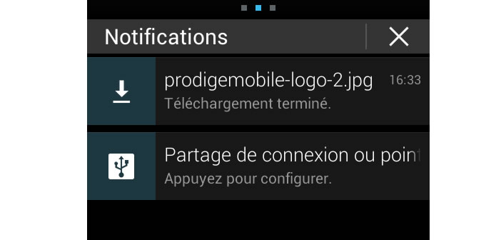 Astuces pour utiliser le volet de notification