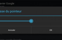 Régler la vitesse du pointeur de la souris sur un mobile Android