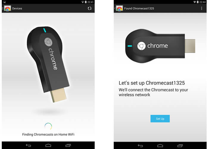 Chromecast pour les smartphones Android