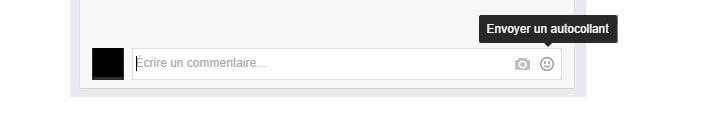 Envoyer des autocollants sur Facebook