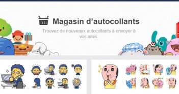 Facebook autocollants