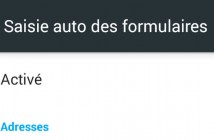 Activer la saisie automatique de Google Chrome