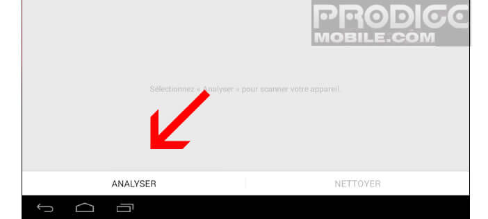 CCleaner : Analyse l'espace de stockage de votre smartphone Android