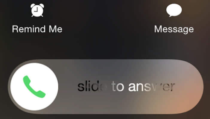 Slider - Appel iPhone