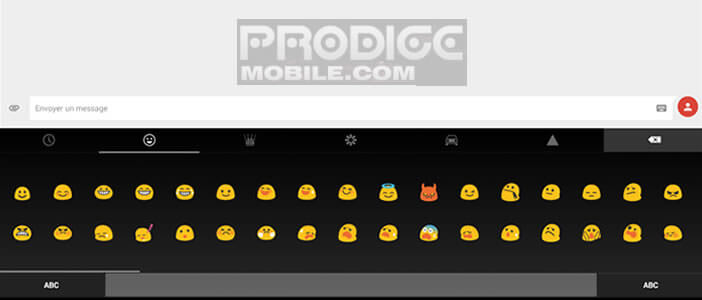 Emoji dans Google Messenger - SMS et MMS