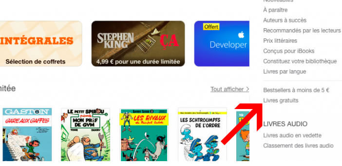 Livres gratuits sur iBooks Store