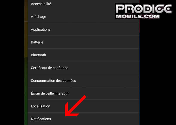 Notifications : Widgets pour Android