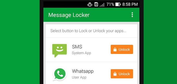 Protéger SMS sur un smartphone Android