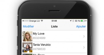 Ajouter la photo de vos contacts sur l’écran d’accueil de l’iPhone Photo de vos contacts sur l'écran d'accueil de l'iPhone