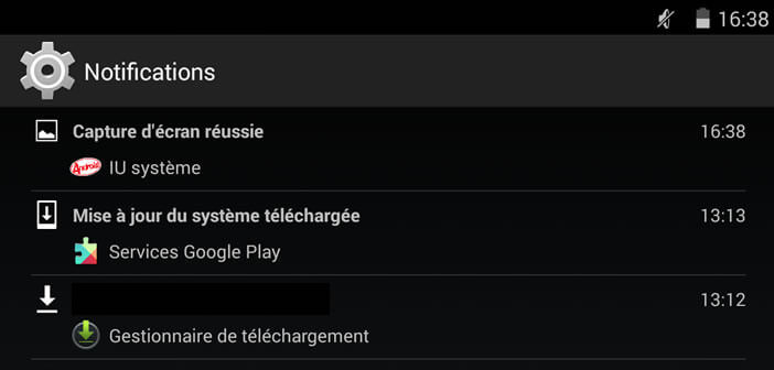 Retrouver une notification supprimée