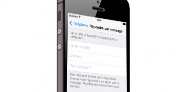 Envoi automatique de SMS sur l'iPhone