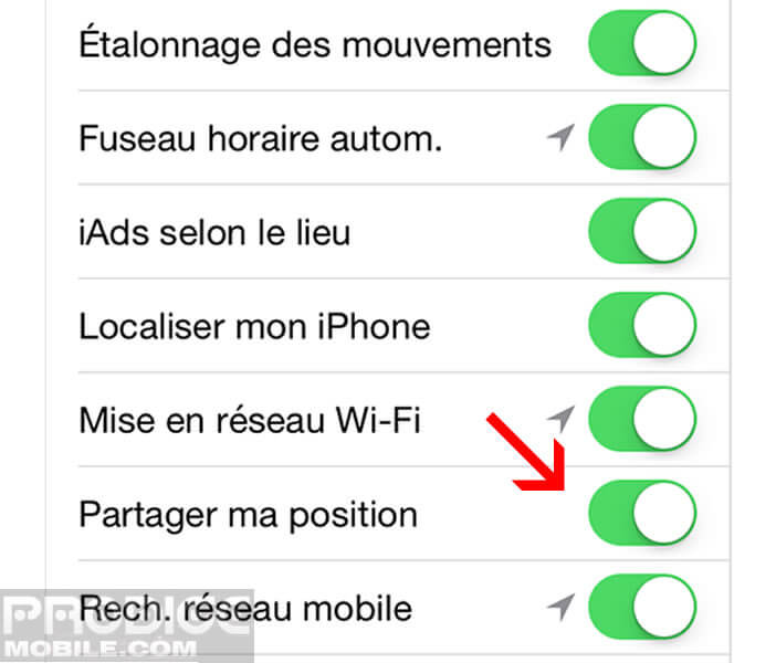 Empêcher les applications d'accéder à votre localisation