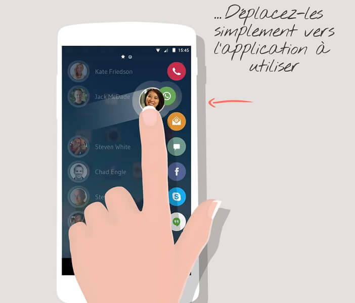 Envoyer un message avec Drupe