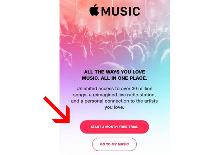 Essai gratuit Apple music