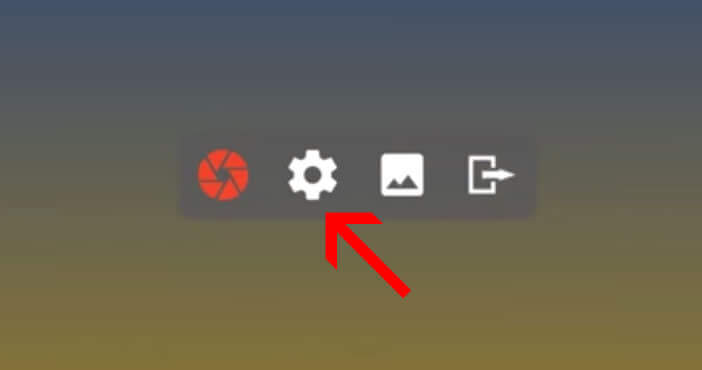 Ouvrir les options de AZ Screen Recorder
