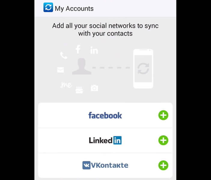 Connecter Facebook et Sync.Me 