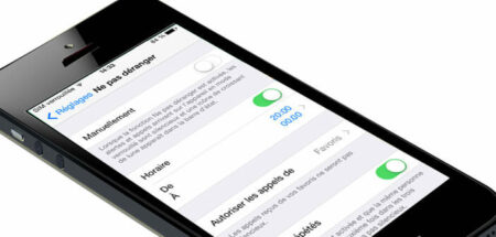 iPhone: filtrage d'appels avec le mode ne pas déranger
