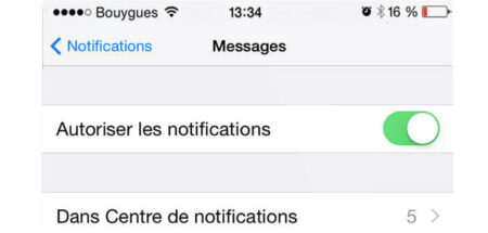 iPhone: Masquer l'aperçu des sms