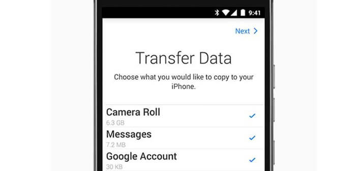 Migrer des données depuis Android vers un iPhone
