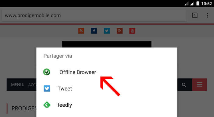 Télécharger vos articles préférés grâce à Offline Browser